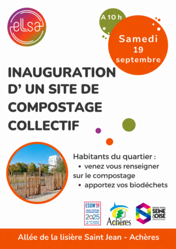 Inauguration d&rsquo;un nouveau site de compostage – Samedi 19 septembre