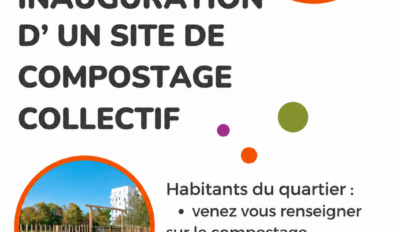 Inauguration d&rsquo;un nouveau site de compostage – Samedi 19 septembre