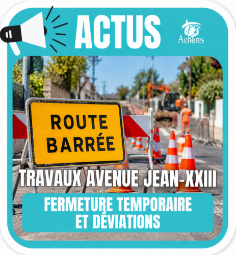 Travaux avenue Jean-XXIII : fermeture temporaire et déviations )
