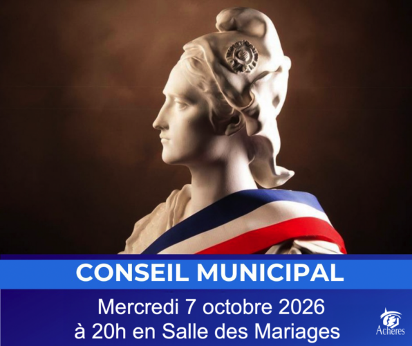 Conseil municipal – Mercredi 7 octobre