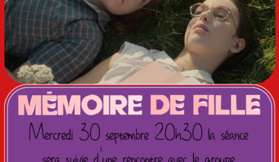 –Pandora– Mémoire de fille + rencontre : Mercredi 30 septembre